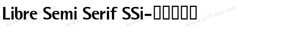 Libre Semi Serif SSi字体转换
